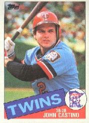 1985 Topps Baseball Cards      452     John Castino
